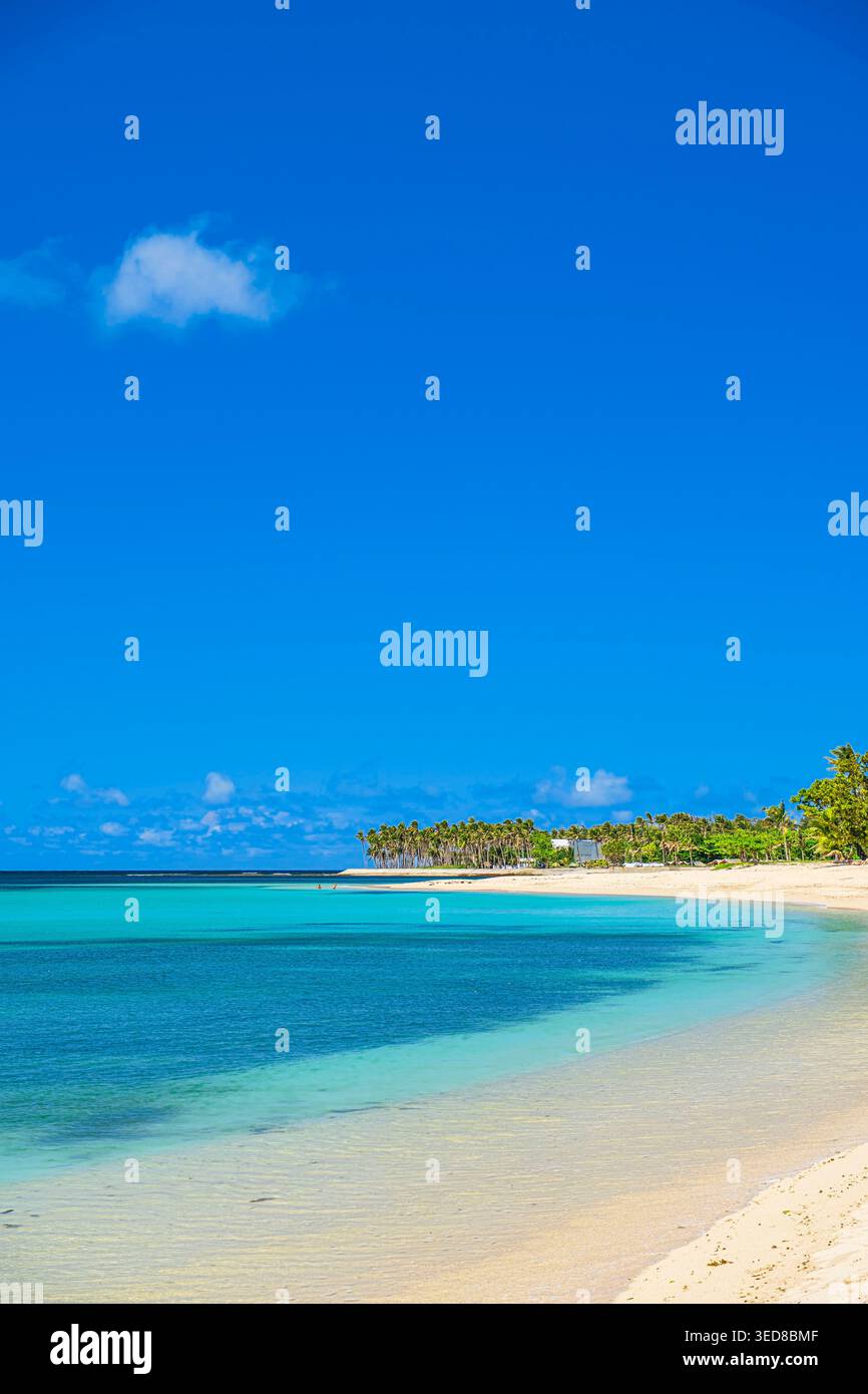 Philippinen, Insel Luzon, Region Ilocos, Provinz Ilocos Norte, Pagudpud, Saud Beach Stockfoto