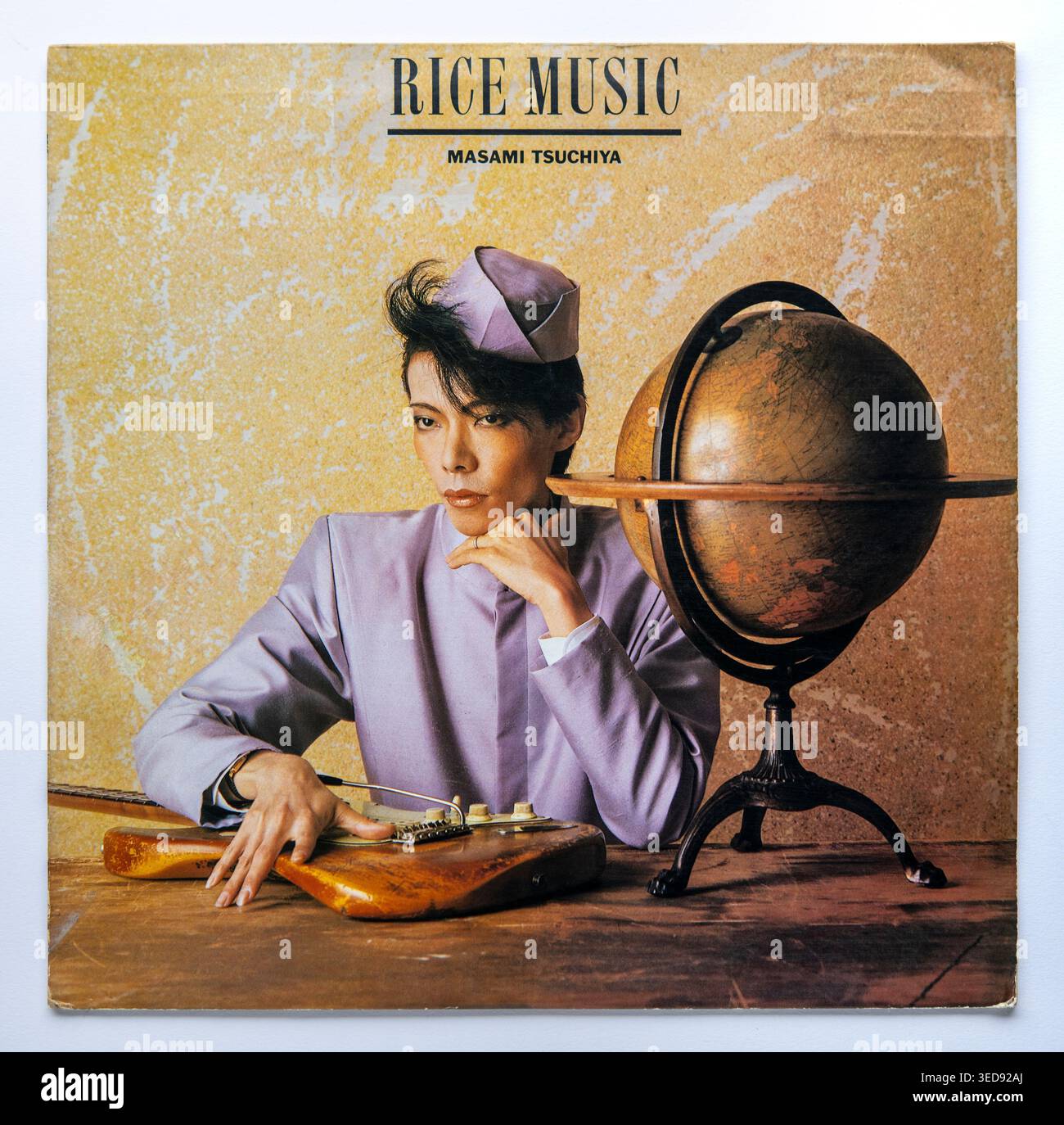 LP-Cover des Rice Music Albums von Masami Tsuchiya, das 1982 veröffentlicht wurde Stockfoto
