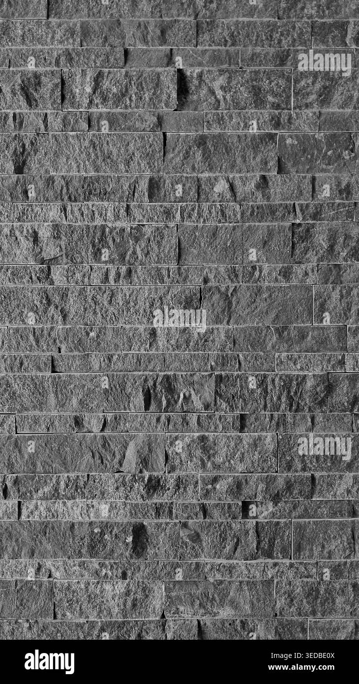 Steinwand Dekoration der Fassade Stockfoto