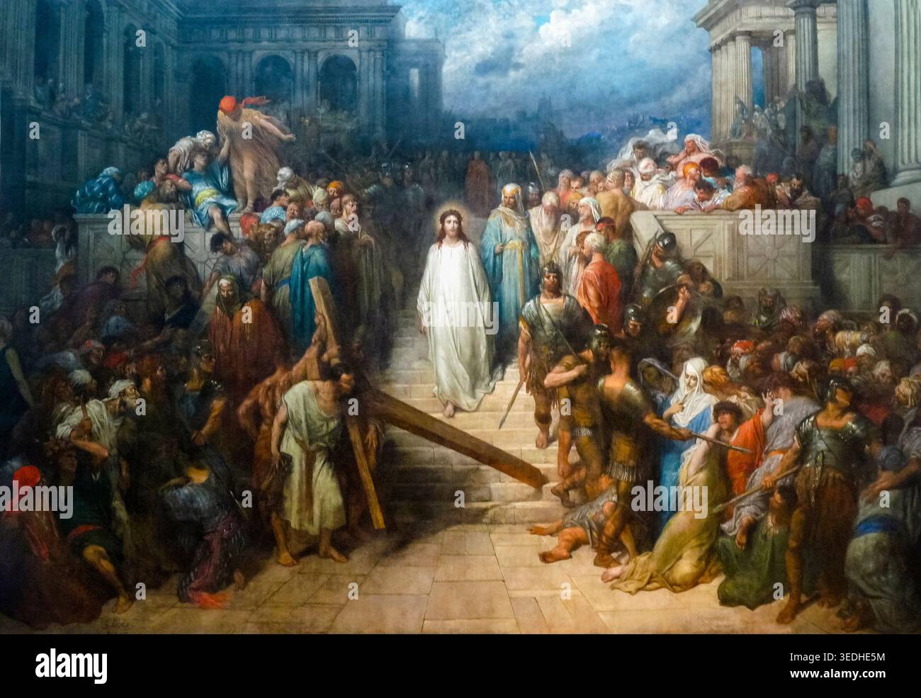 Gustave Dore, Christus verlässt das Prätorium, Gemälde in Öl auf Leinwand, 1867-1872 Stockfoto