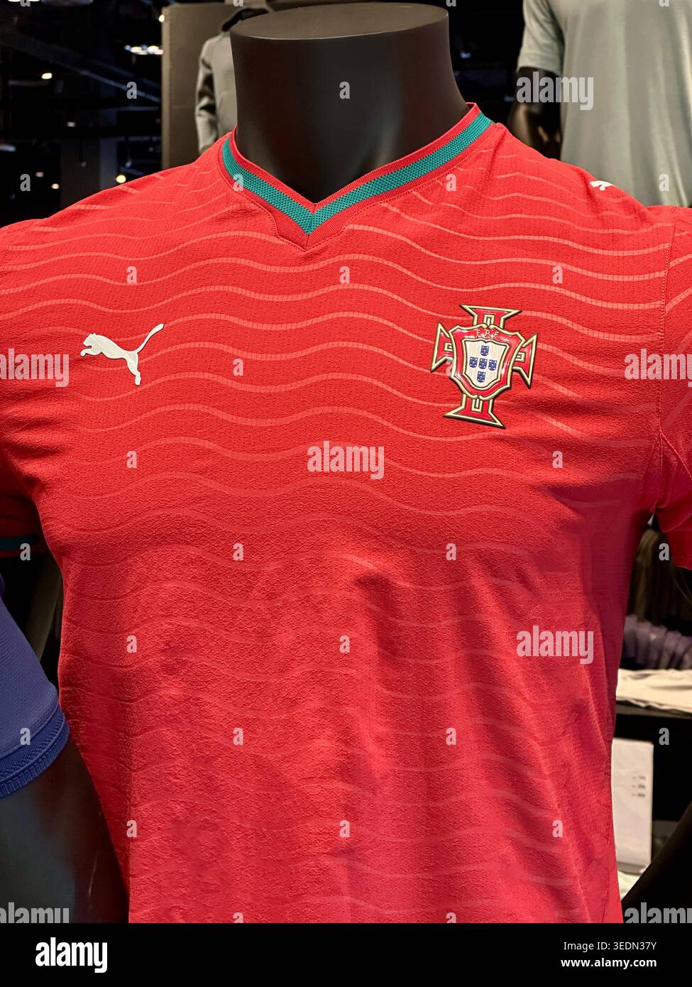 Portugal Heimtrikot 2026 Stockfoto
