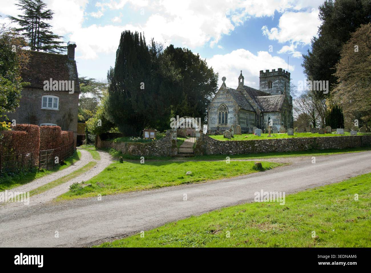 St. Mary's Church, Chettle, Blandford Forum, North Dorset, England Stockfoto