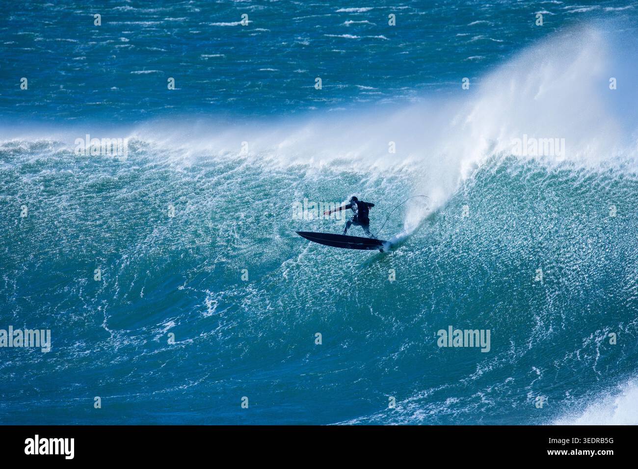 Big Wave Surfer, Südafrika Stockfoto