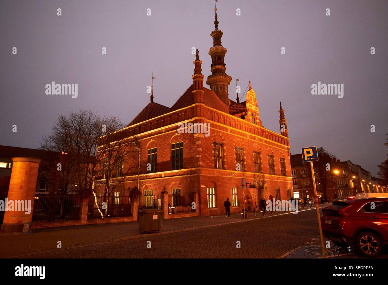 ratusz staromiejski altes Rathaus danzig polen Stockfoto