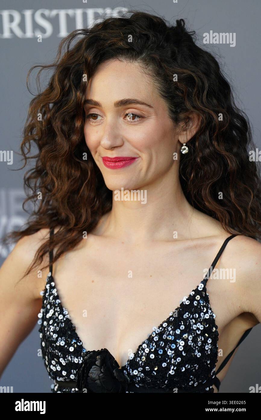 Ny. Mai 2026. Emmy Rossum bei Ankunft für das New York City Ballet 2026 Spring Gala, David H. Koch Theater im Lincoln Center, New York, NY, 07. Mai 2026. Quelle: Kristin Callahan/Everett Collection/Alamy Live News Stockfoto