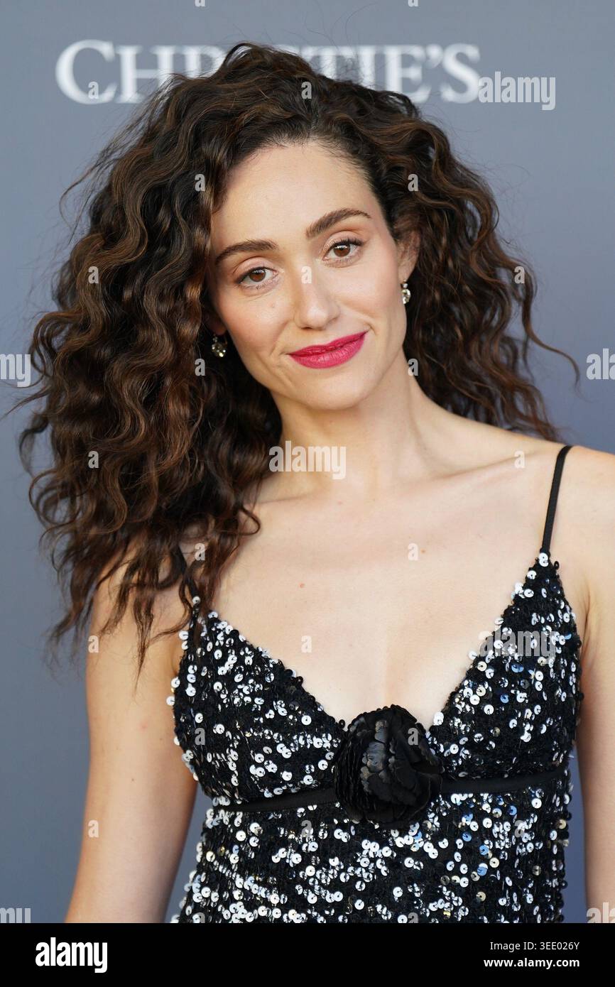 Ny. Mai 2026. Emmy Rossum bei Ankunft für das New York City Ballet 2026 Spring Gala, David H. Koch Theater im Lincoln Center, New York, NY, 07. Mai 2026. Quelle: Kristin Callahan/Everett Collection/Alamy Live News Stockfoto