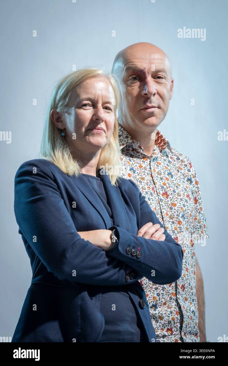 Chris Brookmyre und Marissa Haetzman Stockfoto