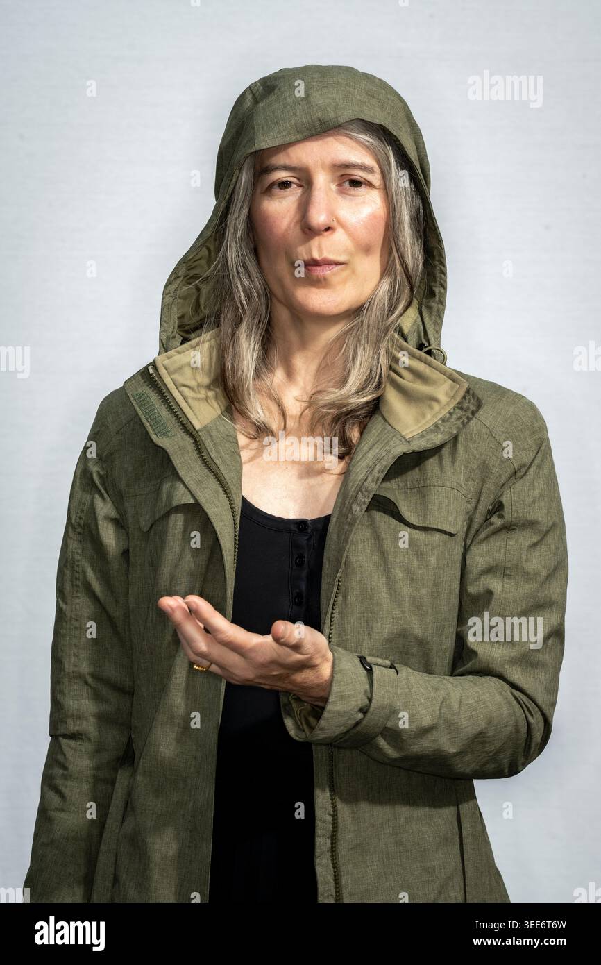 Porträt der amerikanischen Schriftstellerin Amita Cain Stockfoto
