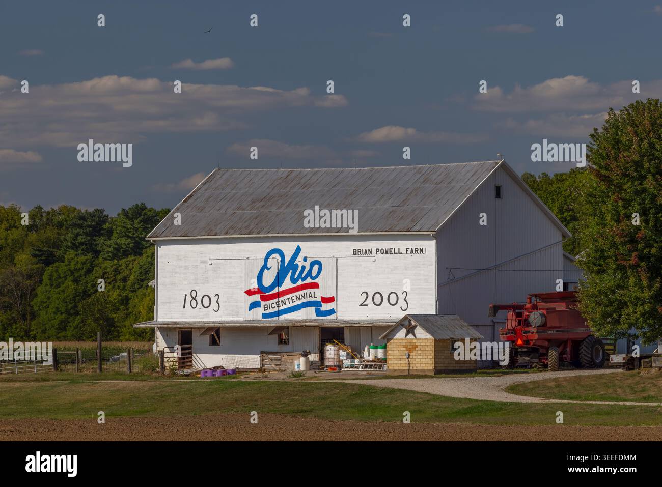 Bicentennial Barn, West Lafayette, Coshocton County, Ohio Stockfoto
