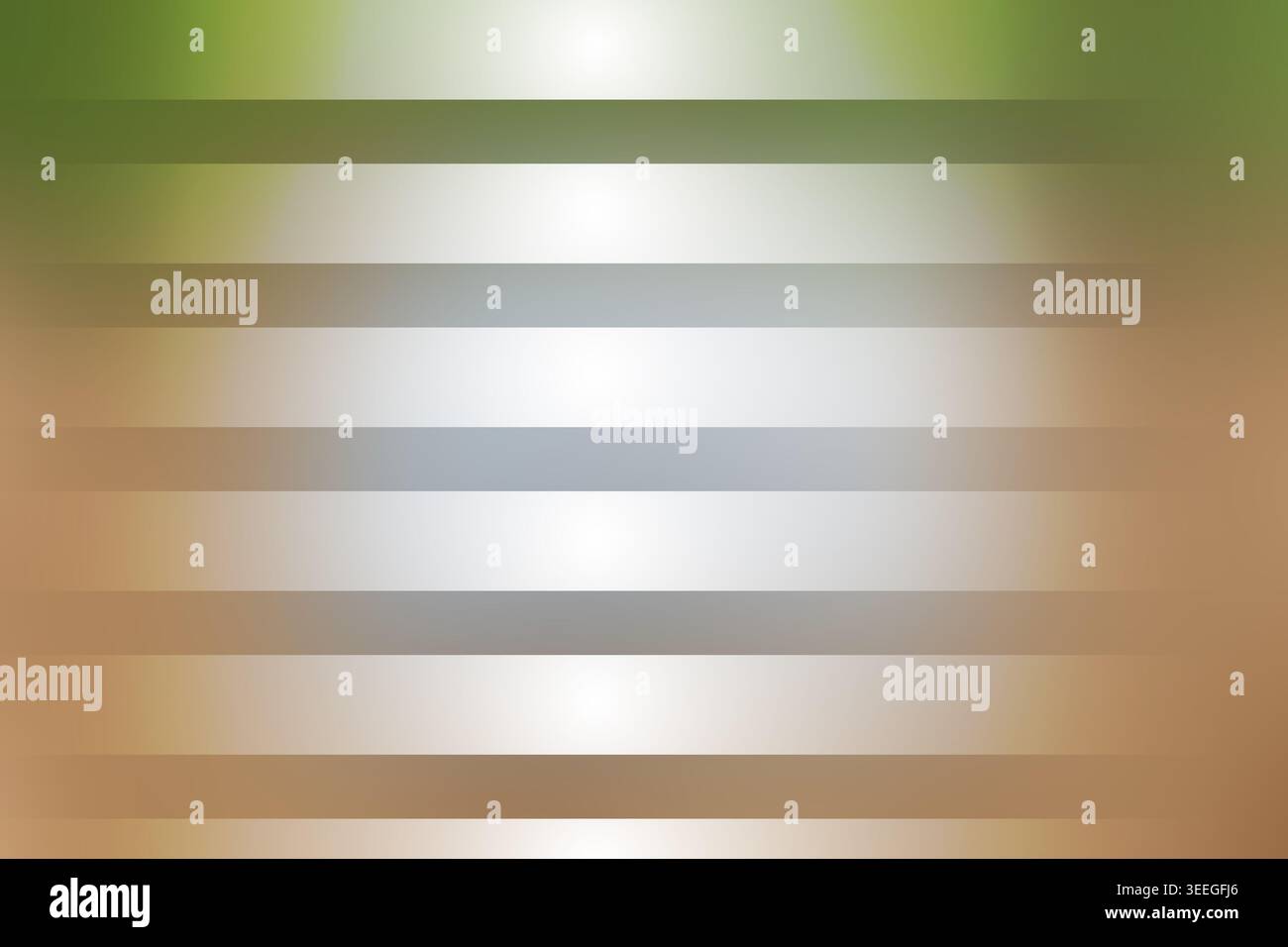 Ein warmer abstrakter Hintergrund mit horizontalen Streifen mit einem glatten, erdfarbenen Farbverlauf. Stockfoto