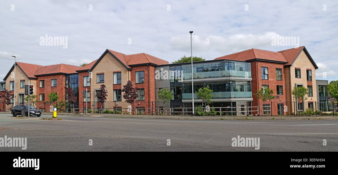Grappenhall Manor Pflegeheim. Stockfoto