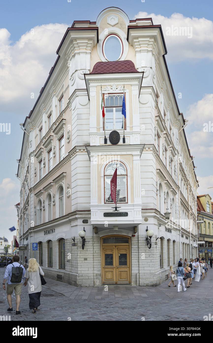 Tallinn, Estland. Juli 2022. Außenansicht des italienischen Botschaftsgebäudes im Stadtzentrum Stockfoto