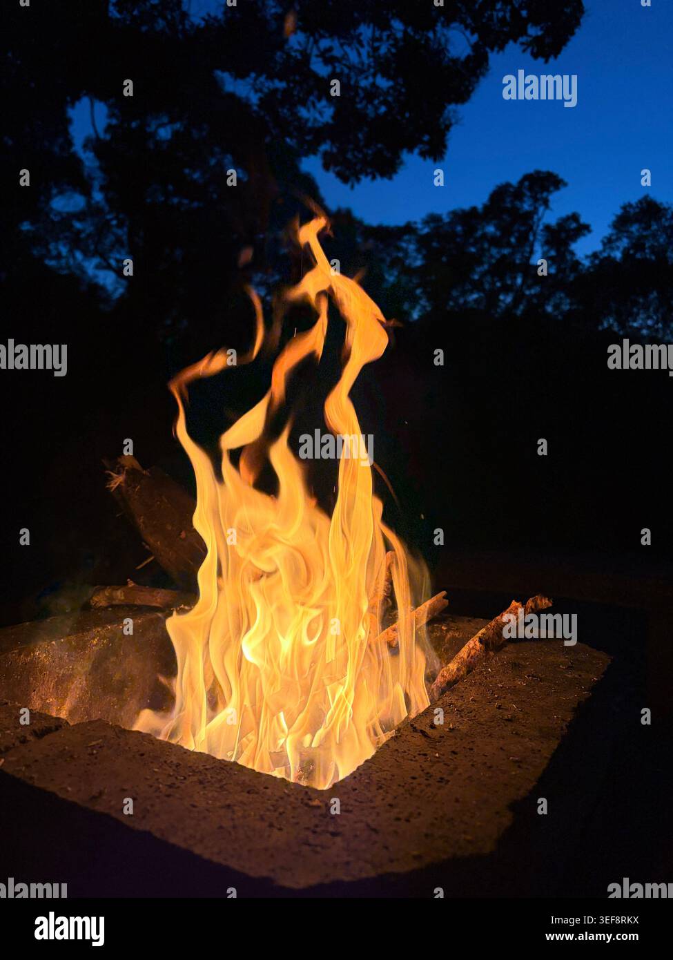 Lagerfeuer Stockfoto