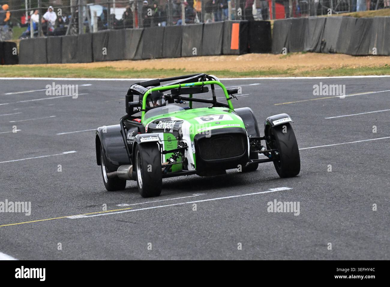 Richard Coope, Williams Motorsport, 2026 Vertex Caterham Seven 310R Championship, ein Modellrennen, bei dem alle Fahrer Caterham Seven 310R fahren, Stockfoto