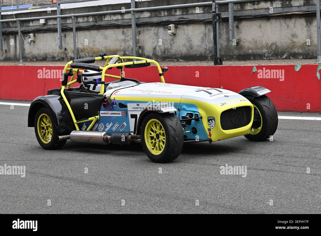 Harvey Lawrence, Williams Motorsport, 2026 Vertex Caterham Seven 310R Championship, ein Modellrennen, bei dem alle Fahrer den Caterham Seven 310R-Piloten absolvierten Stockfoto