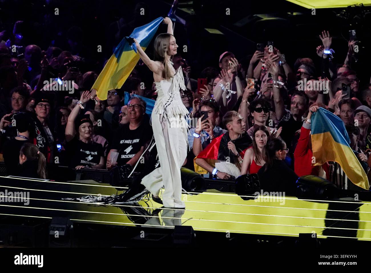 15.05.2026 - Europa, Österreich, Wien: 70. Eurovision Song Contest 2026 in der Wiener Stadthalle - Grand Final Dress Probe 2 LELELEKA mit dem Song Ridnym für die Ukraine *** 15 05 2026 Europa, Österreich, Wien 70 Eurovision Song Contest 2026 in der Wiener Stadthalle Grand Final Dress Probe 2 LELELELEKA mit dem Song Ridnym für die Ukraine Copyright: XLUKAxKOLANOVICx Stockfoto