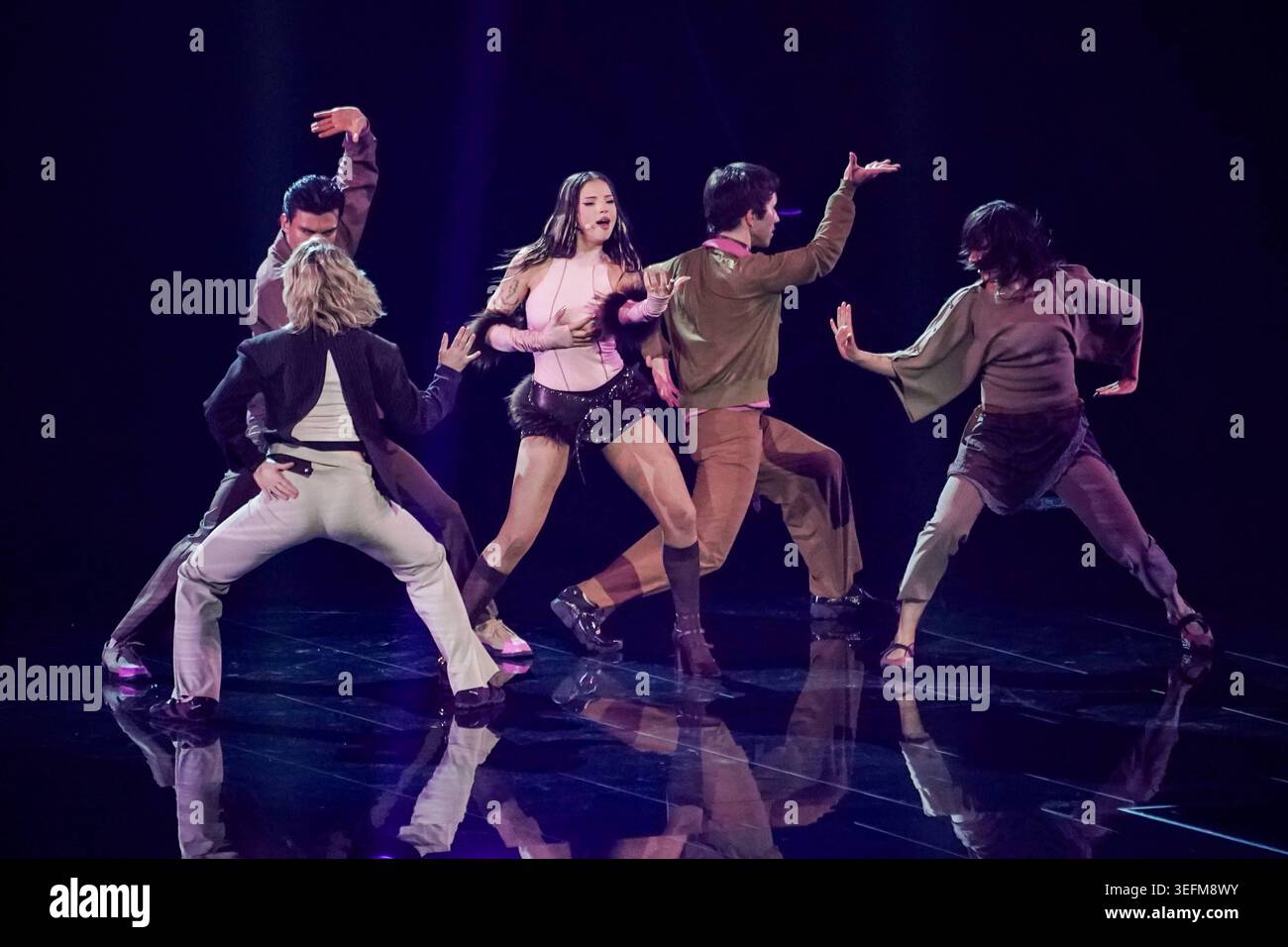 15.05.2026 - Europa, Österreich, Wien: 70. Eurovision Song Contest 2026 in der Wiener Stadthalle - Grand Final Dress Probe 2 DARA mit dem Song Bangaranga für Bulgarien *** 15 05 2026 Europa, Österreich, Wien 70 Eurovision Song Contest 2026 in der Wiener Stadthalle Grand Final Dress Probe 2 DARA mit dem Song Bangaranga für Bulgarien Copyright: XLUKAxKOLANOVICx Stockfoto