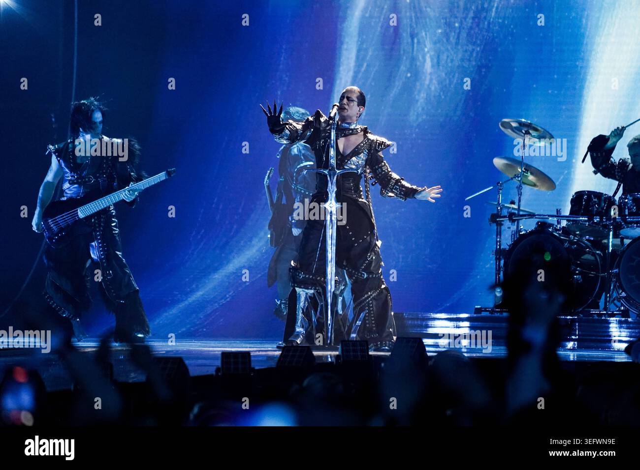 16.05.2026 - Europa, Österreich, Wien: 70. Eurovision Song Contest 2026 in der Wiener Stadthalle - Grand Final LAVINA mit dem Song Kraj Mene für Serbien *** 16 05 2026 Europa, Österreich, Wien 70 Eurovision Song Contest 2026 in der Wiener Stadthalle Grand Final LAVINA mit dem Song Kraj Mene für Serbien Copyright: XLUKAxKOLANOVICx Stockfoto