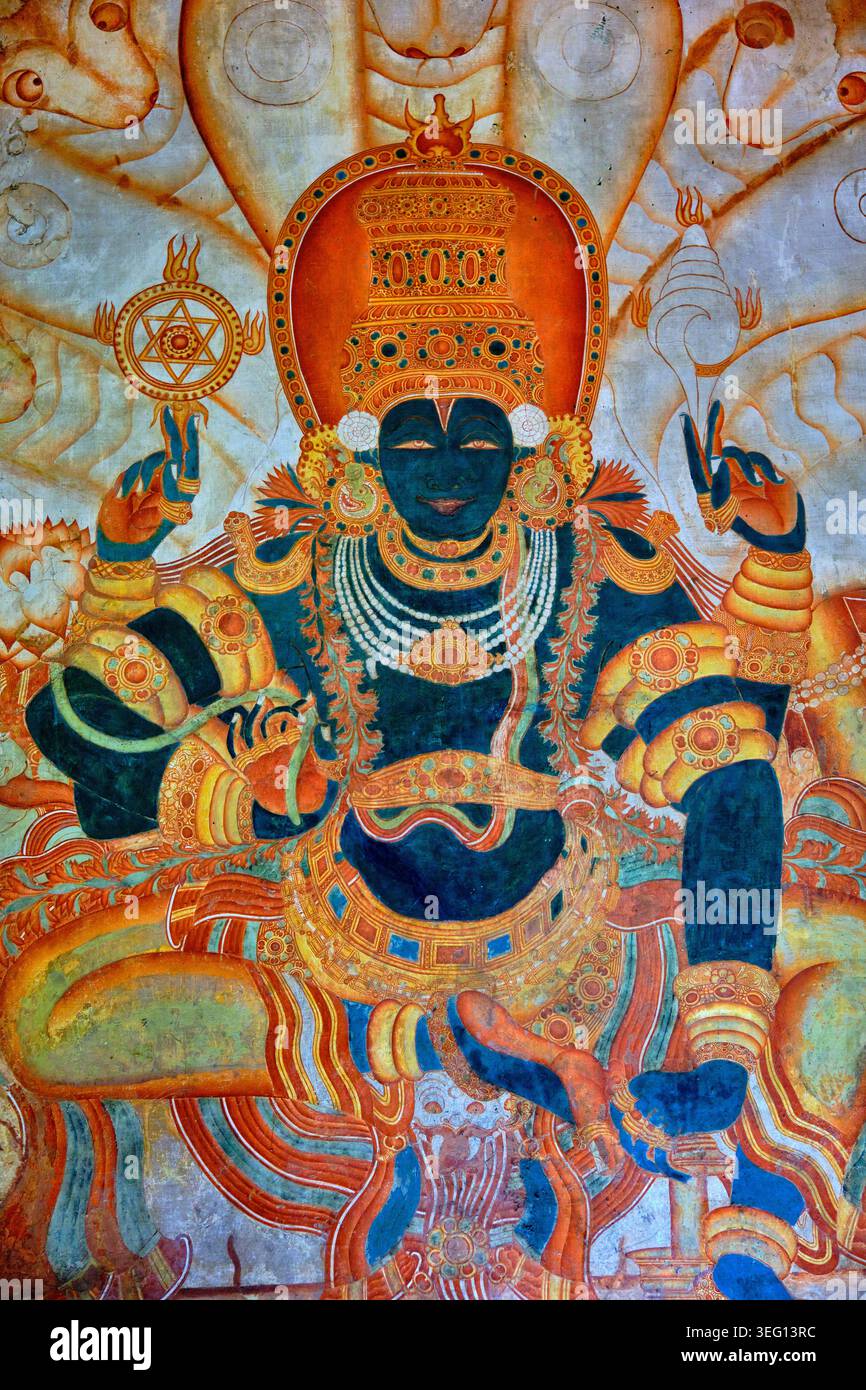 Indien, Kerala State, Kochi (oder Cochin), Mattancherry District, Mattancherry Palace oder Dutch Palace, 1555 von den Portugiesen erbaut und von Th restauriert Stockfoto