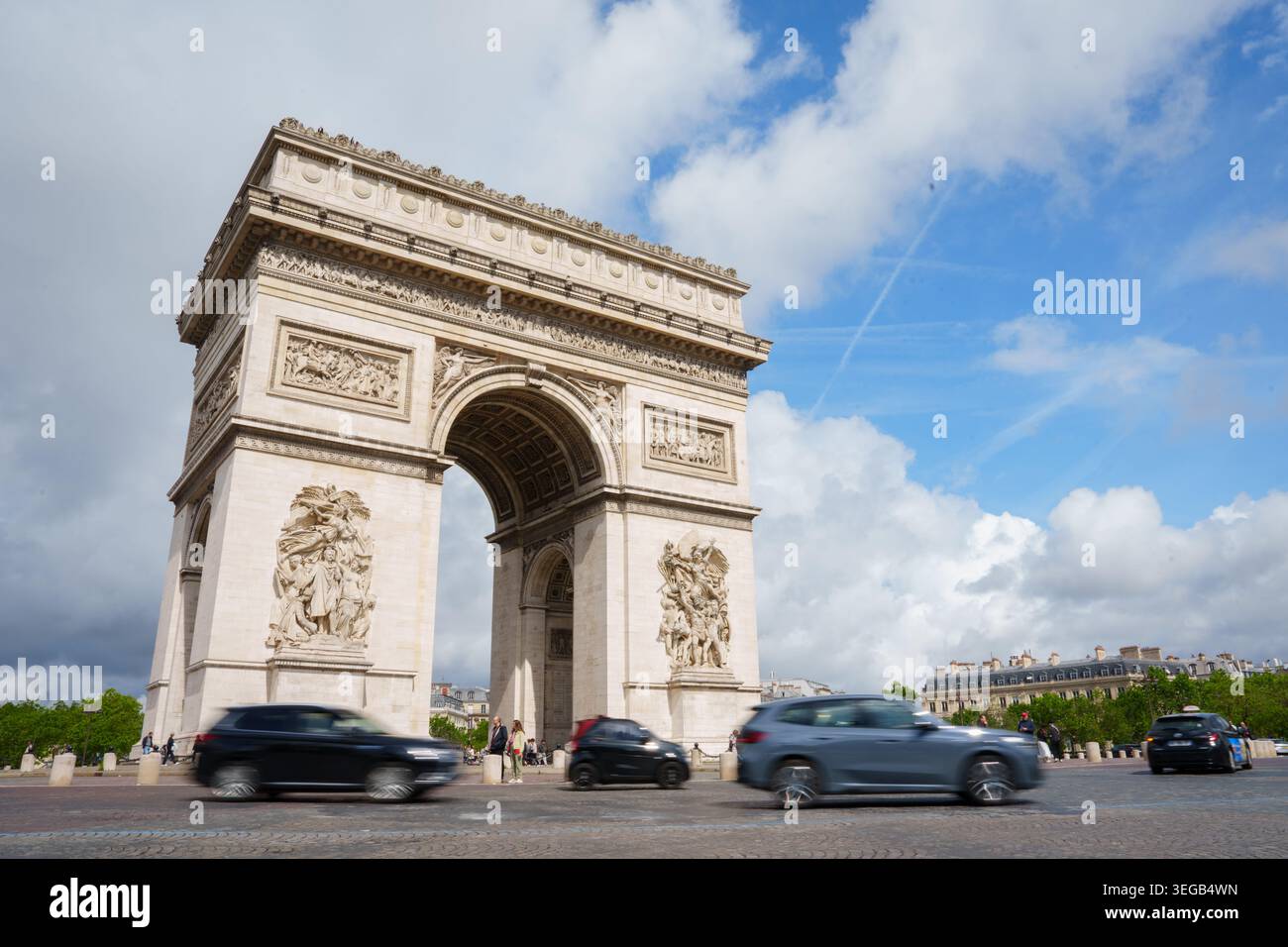 Arc de Triomphe, Paris Stockfoto