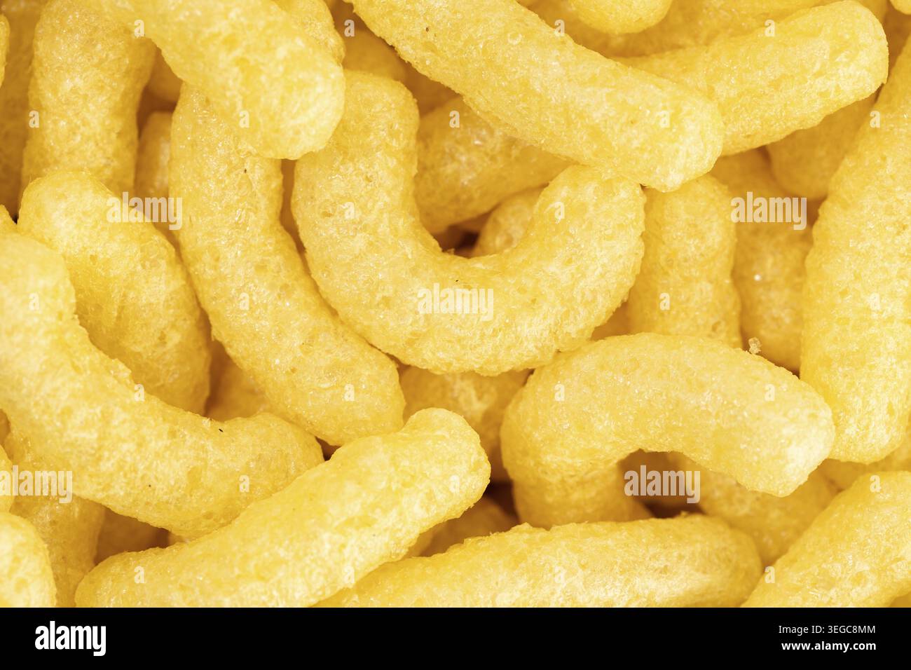 Abstrakter Hintergrund für Maisstöcke. Vollbild Stockfoto