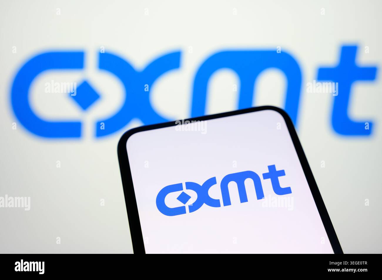 PARIS, FRANKREICH - 19. MAI 2026: Eine Abbildung zeigt das Logo von ChangXin Memory Technologies (CXMT) auf einem Smartphone. Stockfoto