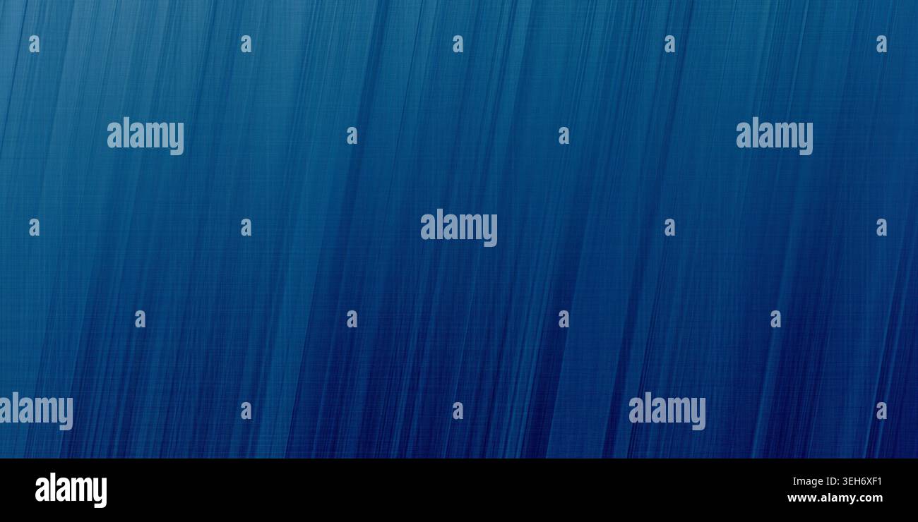 Ein tiefblauer abstrakter Hintergrund mit dezenten vertikalen Lichtstreifen und einer feinen, schraffierten Textur, geeignet für professionelle Designs. Stockfoto