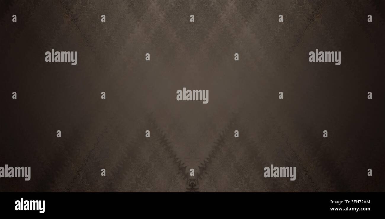 Ein dunkler, stimmungsvoller abstrakter Hintergrund mit einem subtilen, symmetrischen Wellenmuster, das eine raffinierte und minimalistische Ästhetik schafft. Stockfoto