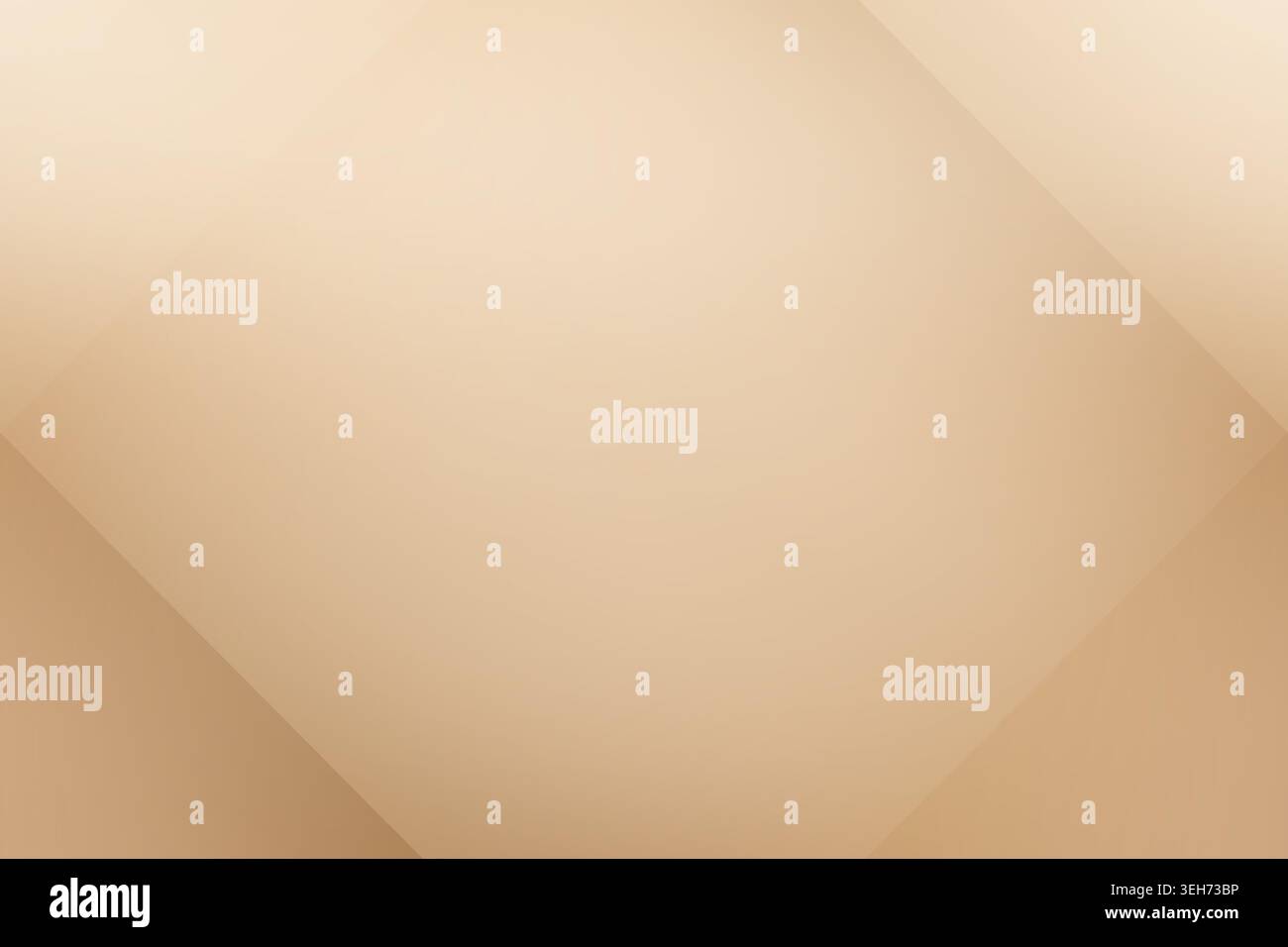 Ein weicher, minimalistischer beigefarbener Hintergrund mit einem dezenten geometrischen Rautenmuster mit glatten Verläufen für eine klare und moderne Ästhetik. Stockfoto
