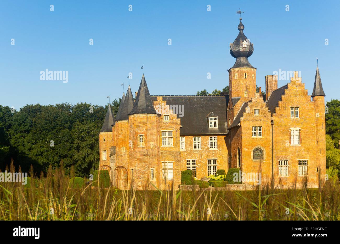 Schloss Rumbeke (Kasteel van Rumbeke), historisches Gebäude in Rumbeke, Belgien Stockfoto