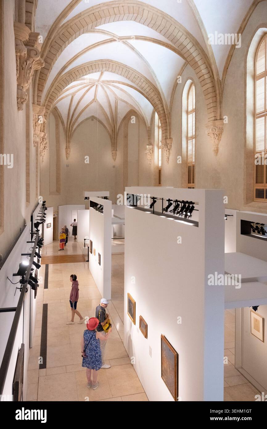 Besucher des Musee Granet XXe A Centre dÕArt Moderne Kunst Galerie und Museum - in Aix-en-Provence, Frankreich Stockfoto