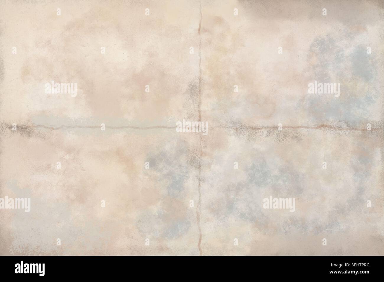 Die Betonwand ist grau und rau. Digitale Illustration mit Aquarell. Die steingraue Wand mit Flecken und Rauheit ist handbemalt Stockfoto