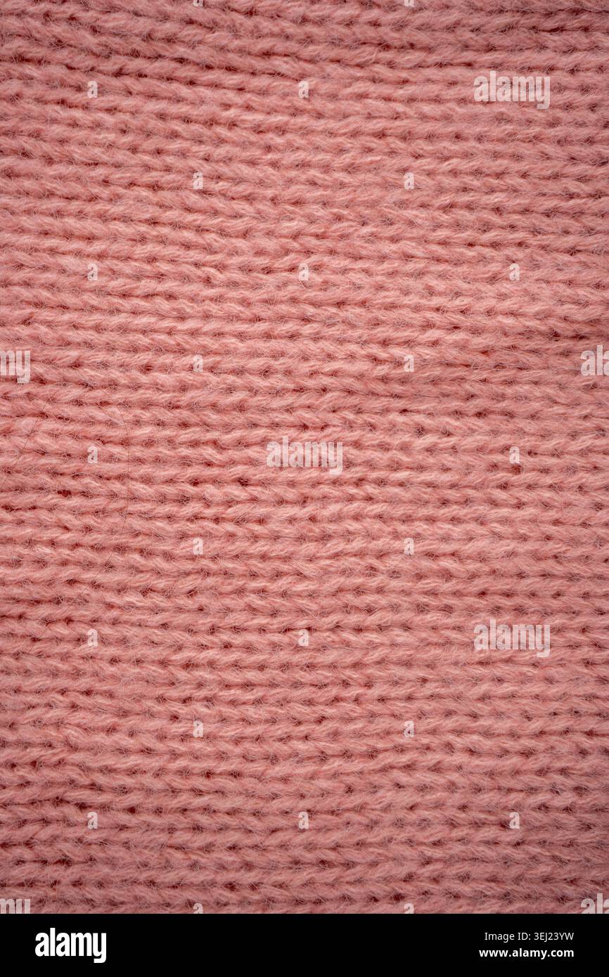 Strickstoff Wollpullover Hintergrund. Stockfoto