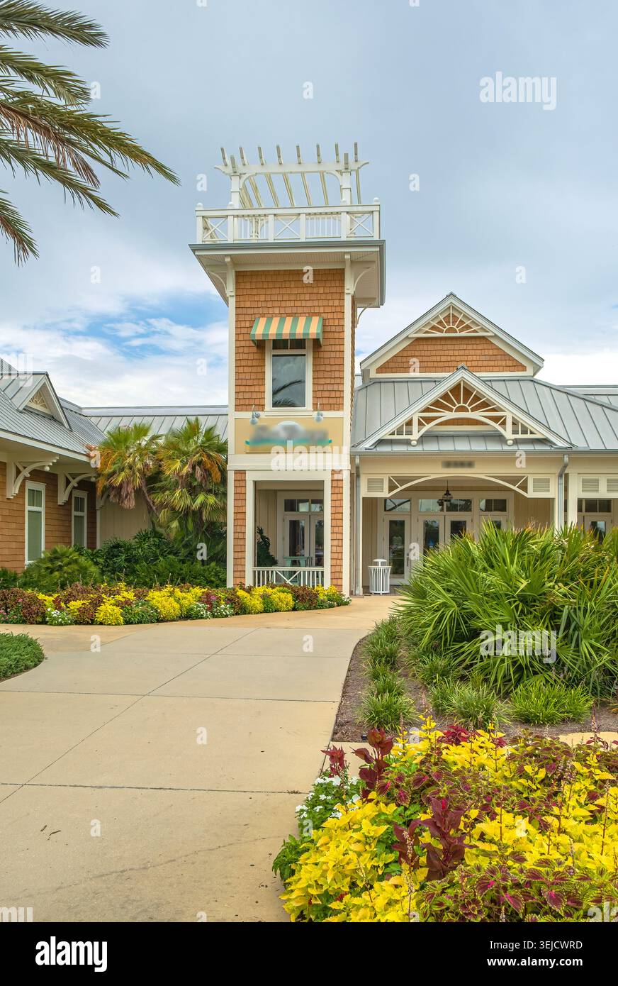 Senior Entertainment Center und Versammlungen in den Dörfern im Bundesstaat Florida. Stockfoto