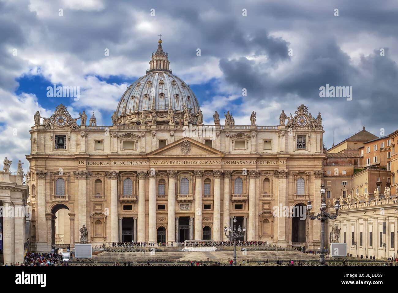 Petersdom, Vatikan, Rom Stockfoto