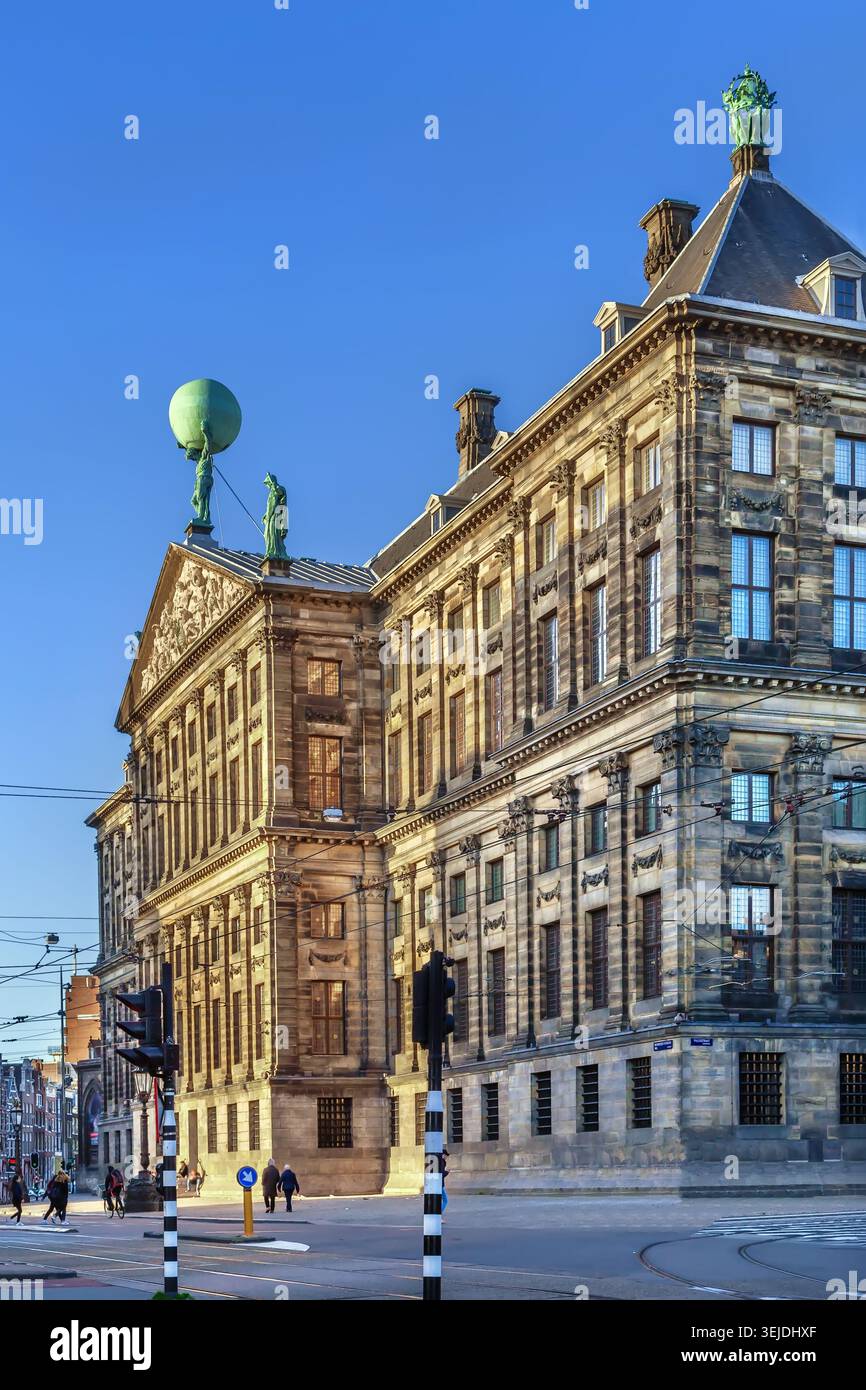 Königspalast von Amsterdam, Niederlande Stockfoto
