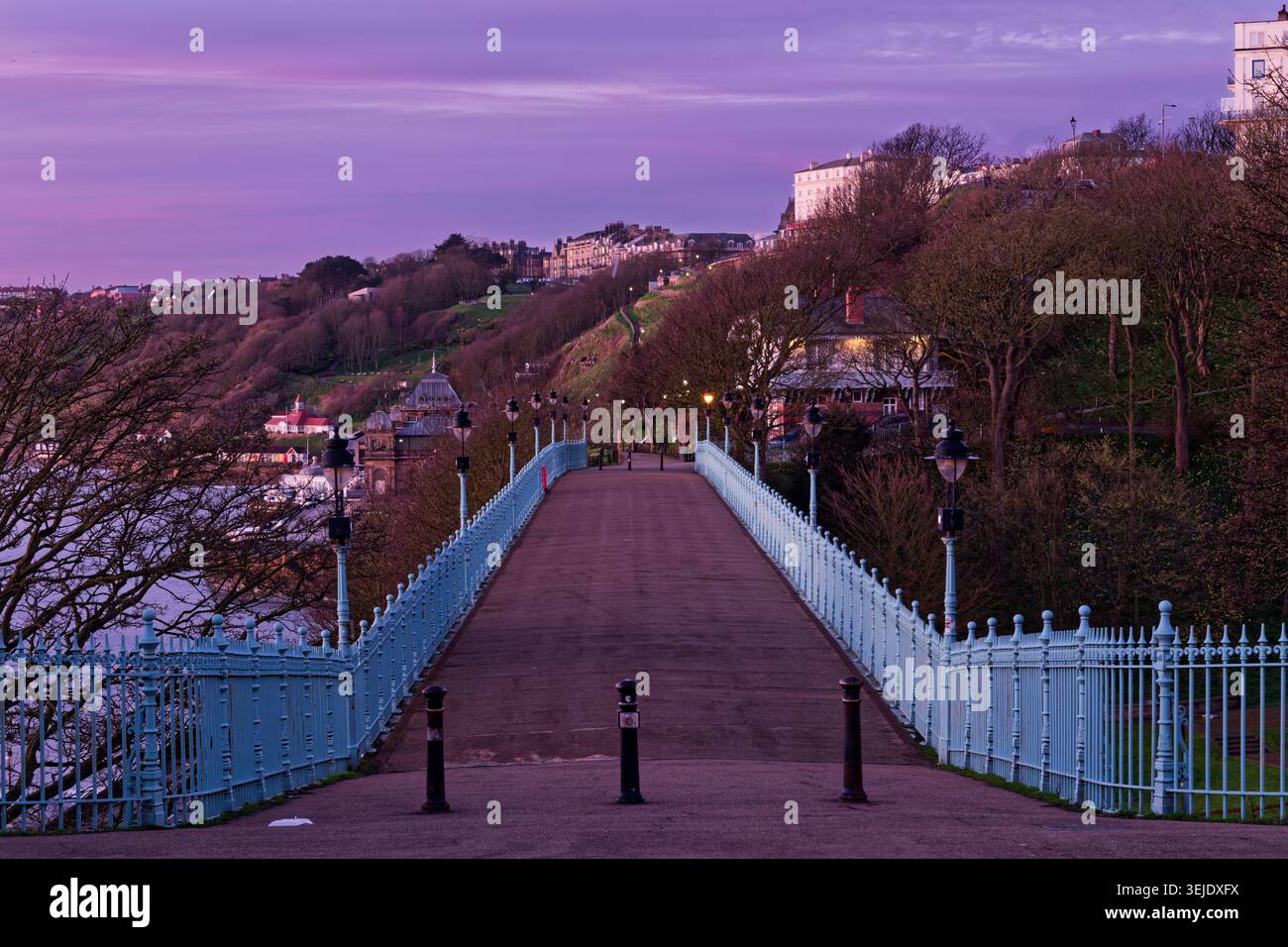Blick Über Die Cliff Bridge Stockfoto