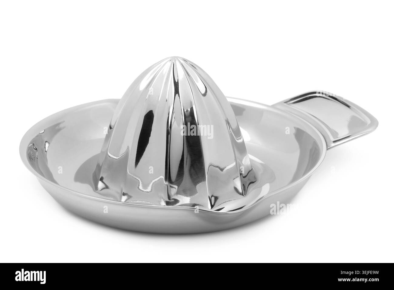Metallstab-Quetschpresse für Zitrusfrüchte Stockfoto