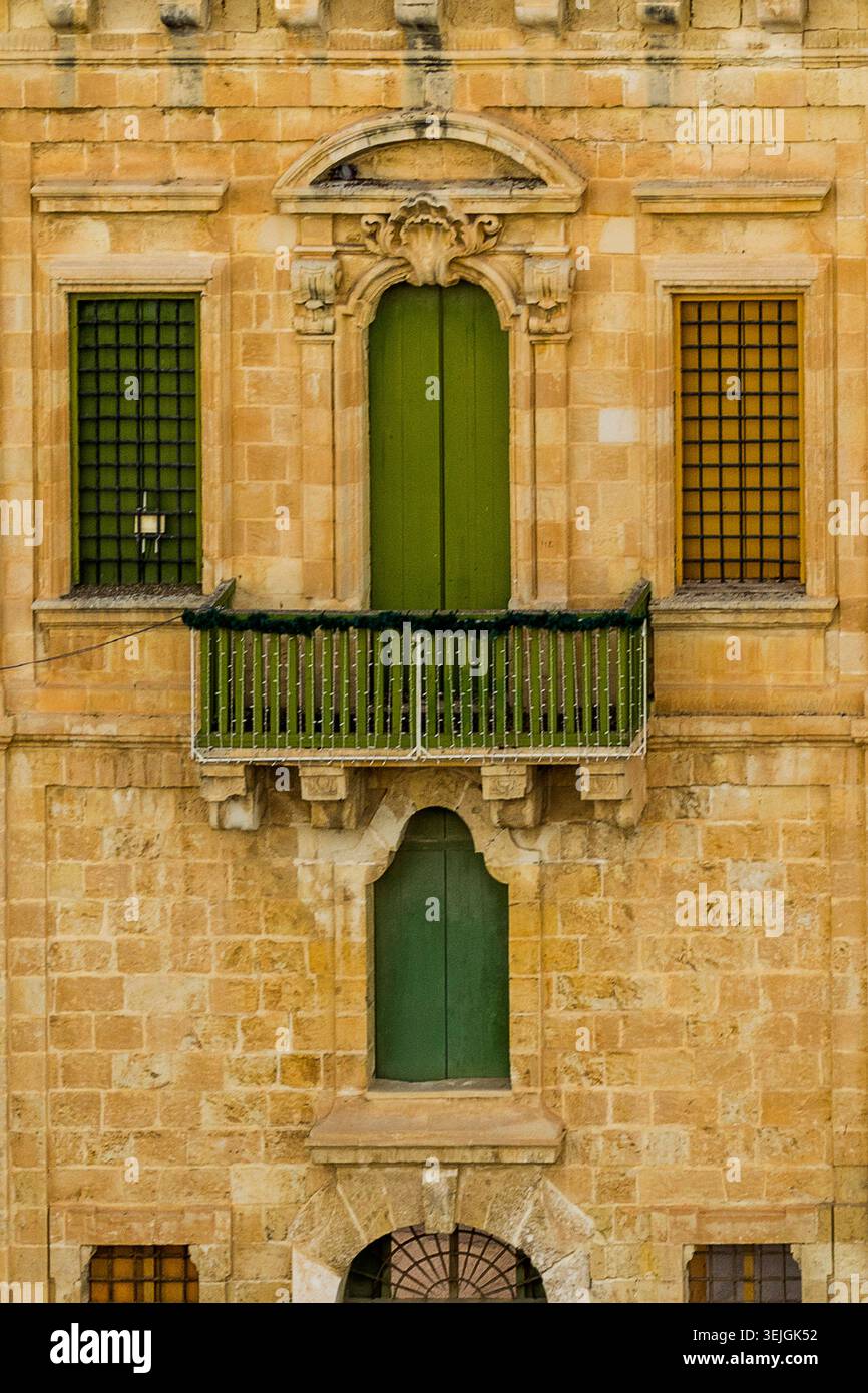 Malta - Valletta, Valletta Waterfront Stockfoto