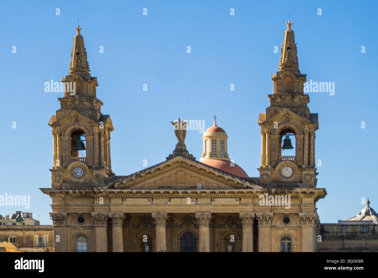 Malta - Valletta, Kirche St. Publius Stockfoto