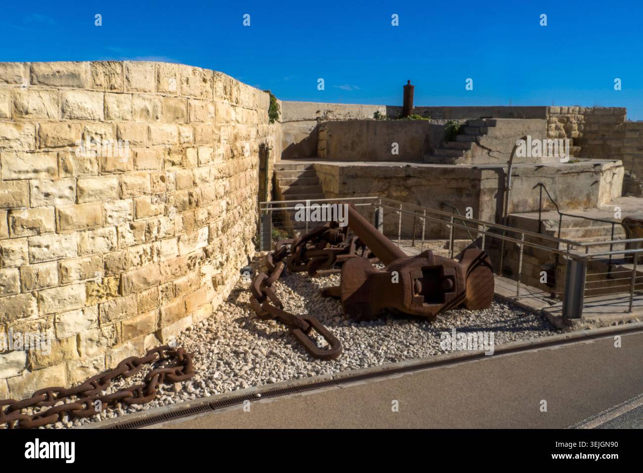 Malta - Valletta, Bastion der Abercrombie Stockfoto