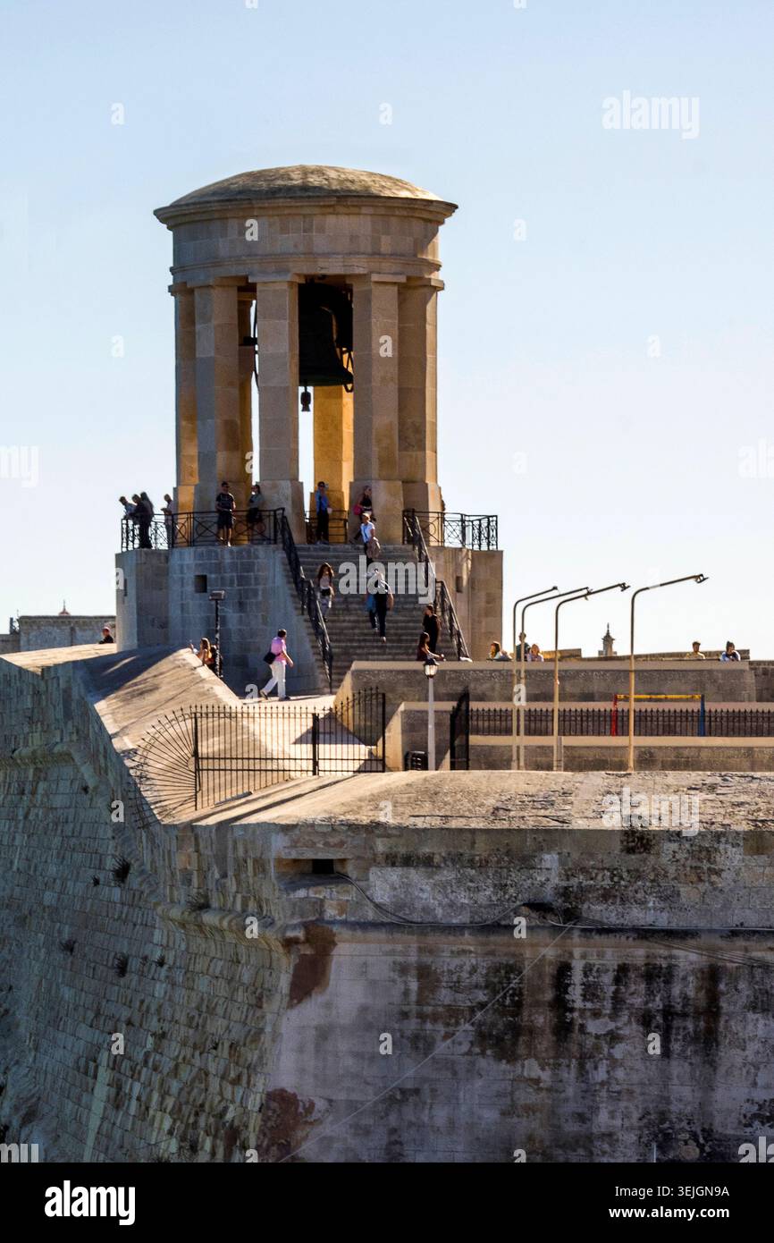 Malta - Valletta, Siege Bell War Memorial Stockfoto