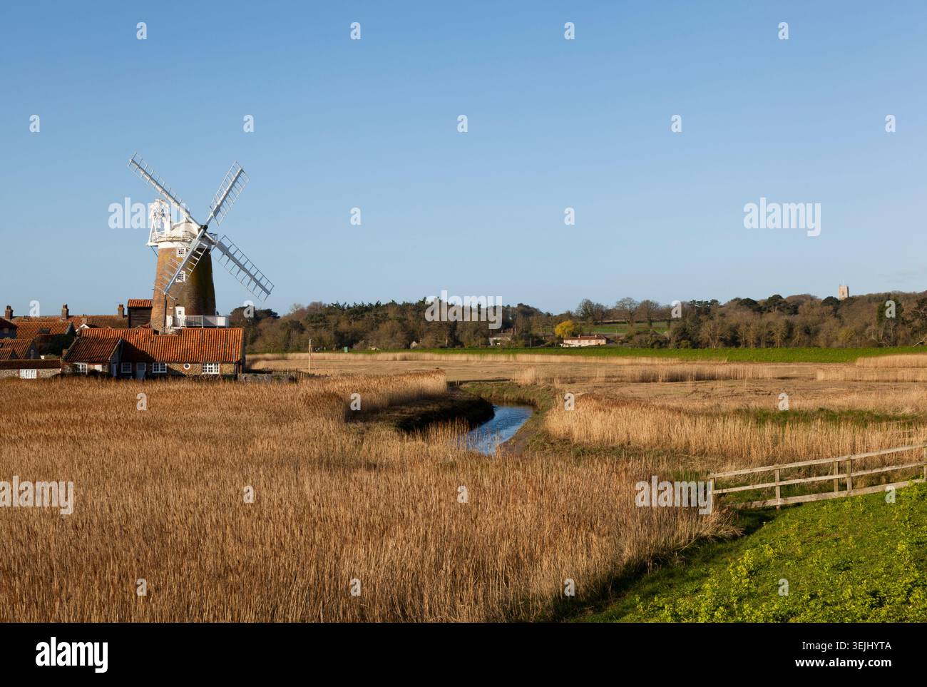 Cley Mill, Cley Next-the-Sea, Norfolk, Großbritannien Stockfoto