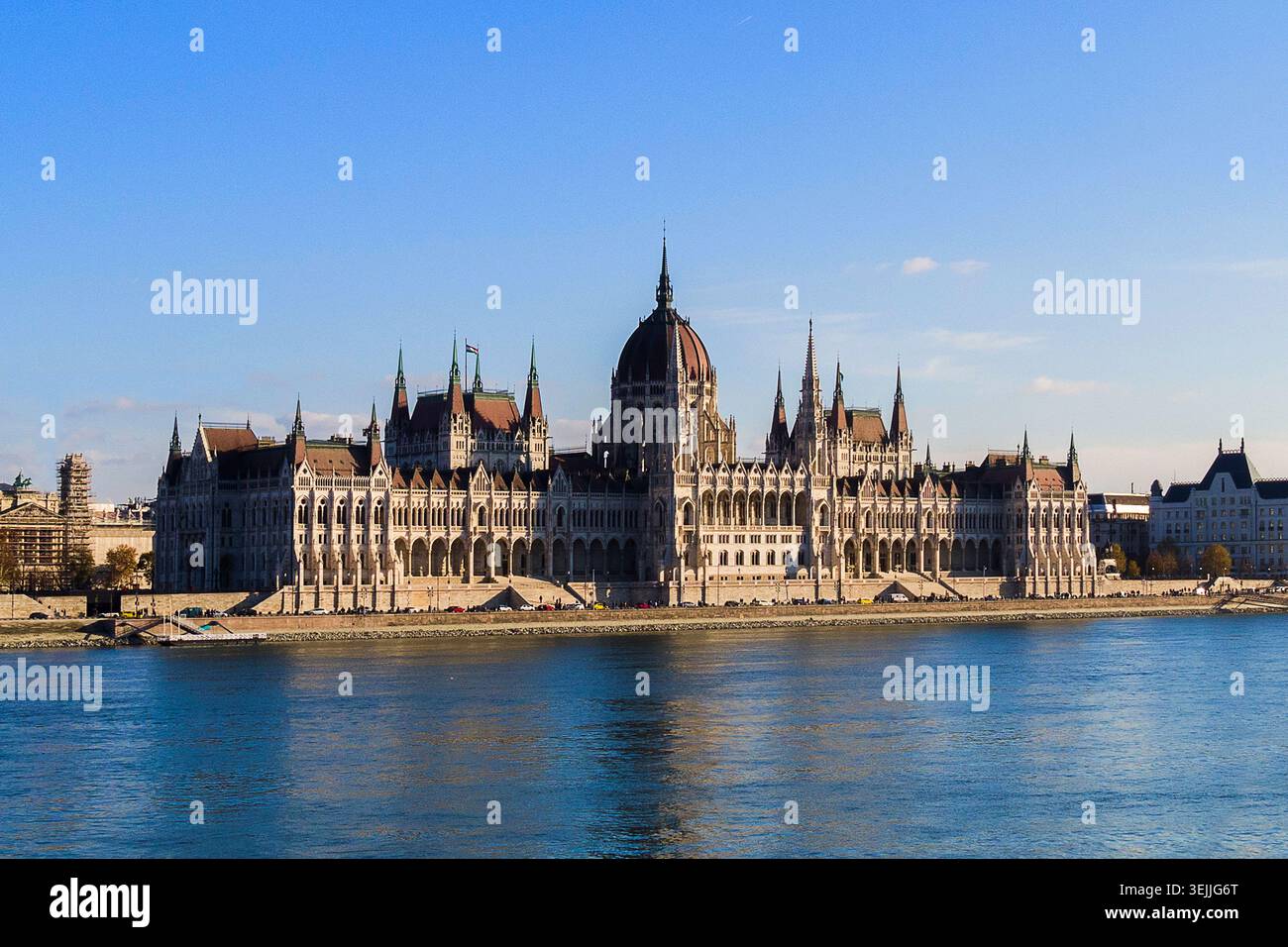 Ungarn - Budapest, Parlamentsgebäude Stockfoto