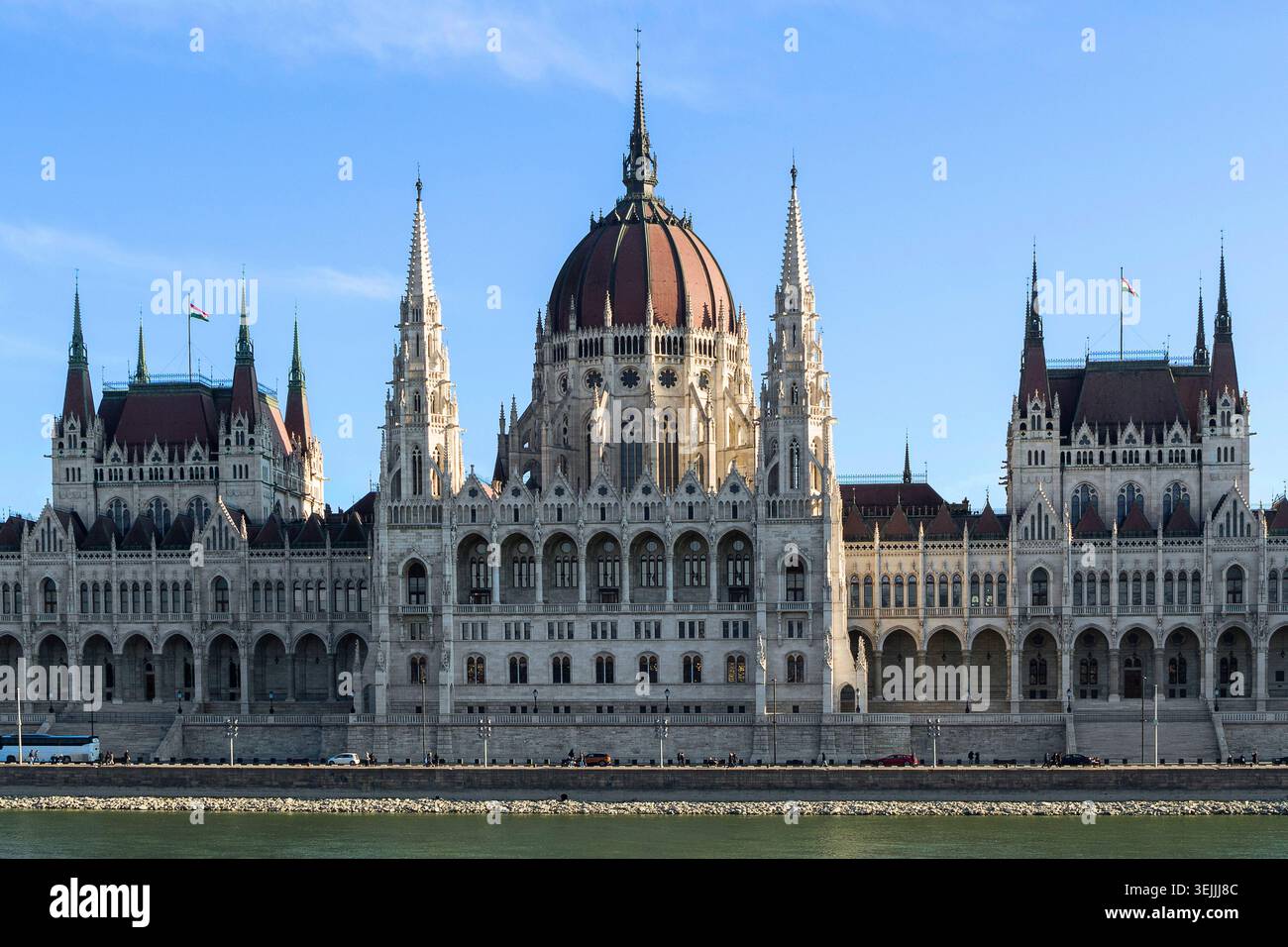 Ungarn - Budapest, Parlamentsgebäude Stockfoto