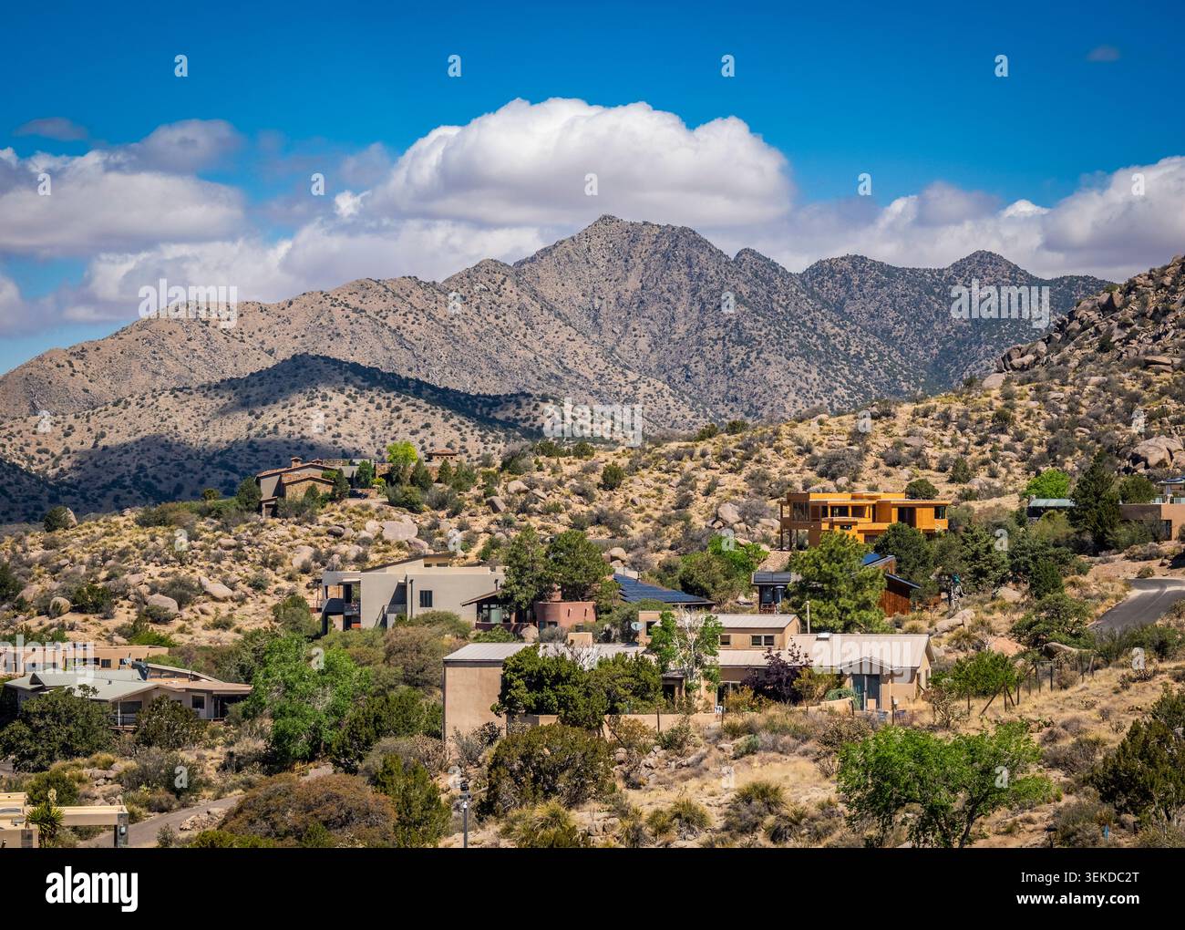 Blick von der Sandia Peak Tramway in Albuquerque New Mexico USA Stockfoto