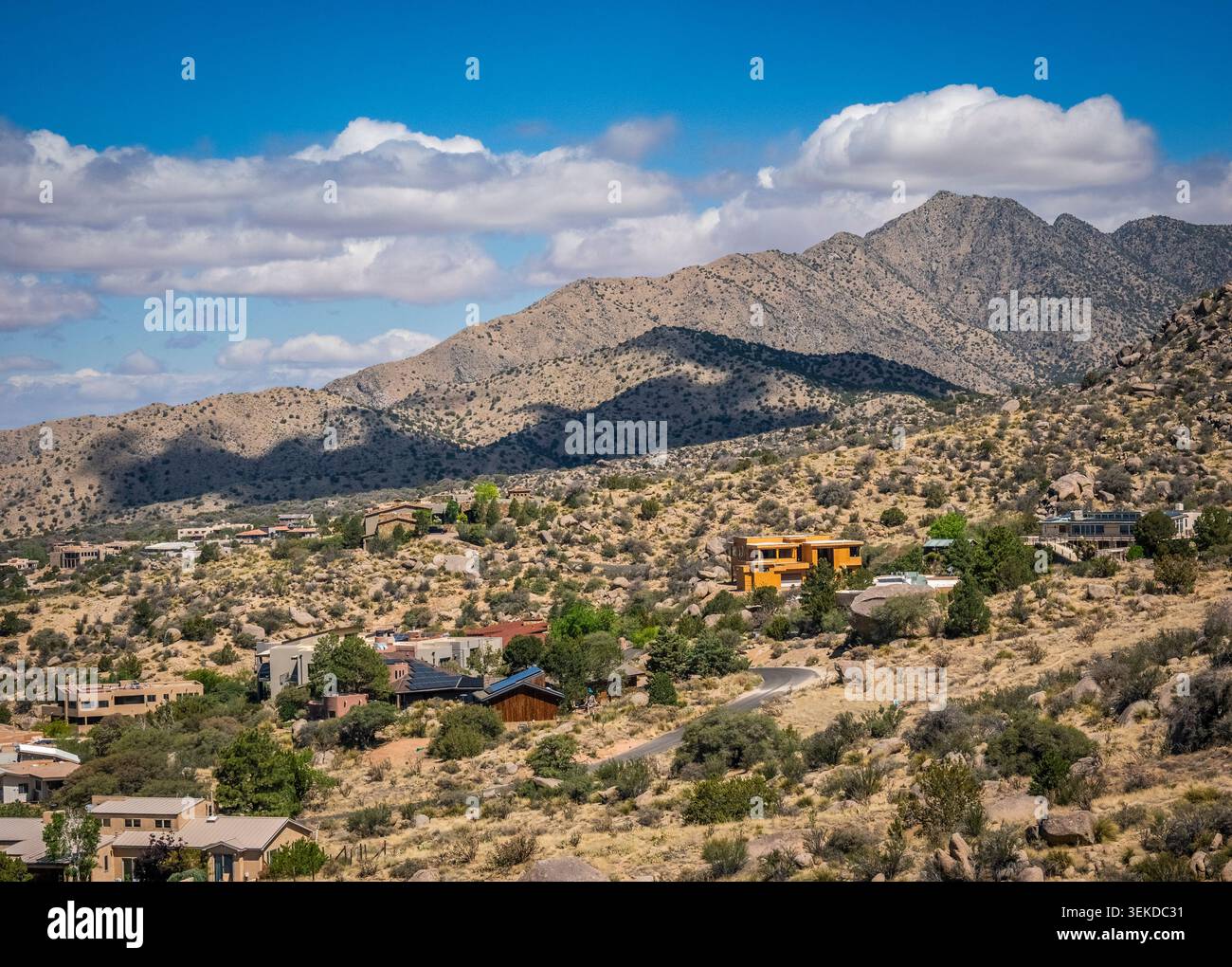 Blick von der Sandia Peak Tramway in Albuquerque New Mexico USA Stockfoto