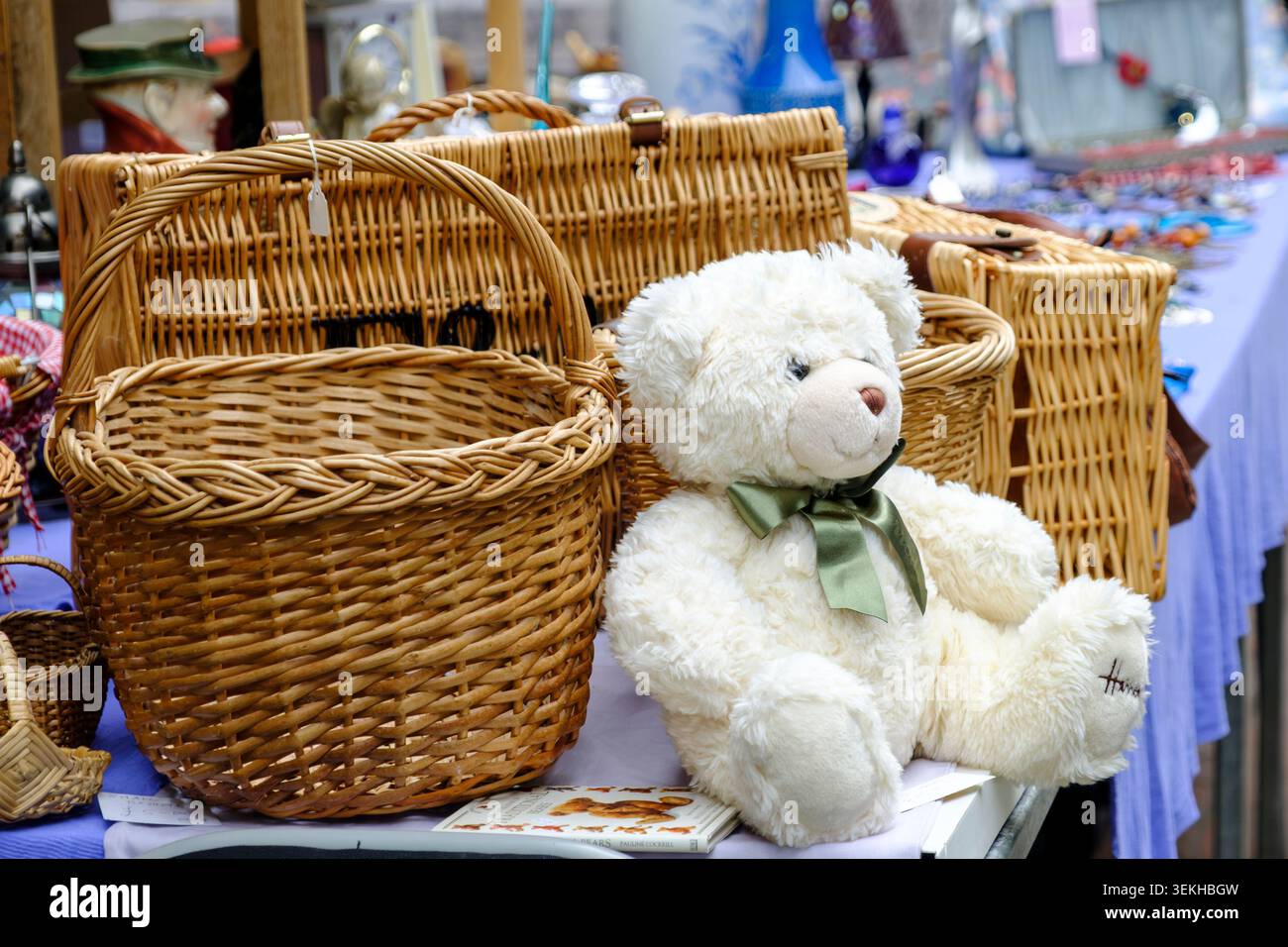 Ausblicke rund um abergavenny eine Marktstadt in Monmouthshire Wales der Abergavenny Market findet am Mittwoch statt Stockfoto