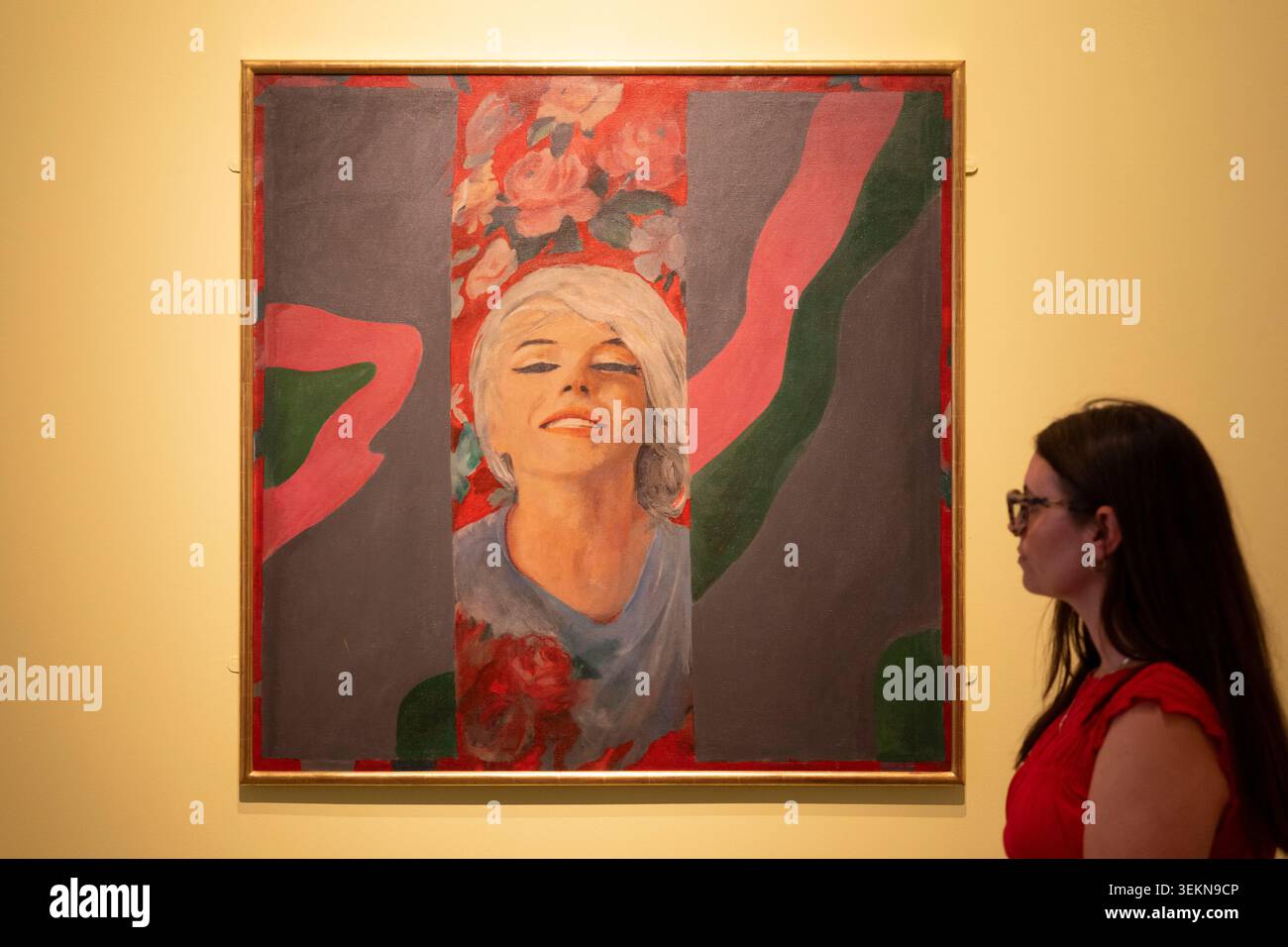 Die National Portrait Gallery, London, Großbritannien. Juni 2026. Anlässlich des 100. Geburtstages des Hollywood-Stars und in Zusammenarbeit mit dem Anwesen von Marilyn Monroe erforscht Marilyn Monroe: A Portrait das Leben, die Karriere und das Erbe von Marilyn Monroe durch Porträts einiger der größten Fotografen und Künstler des 20. Und 21. Jahrhunderts. Highlight: Colour her Gone, 1962, von Pauline Boty. Wolverhampton Art Gallery. Quelle: Malcolm Park/Alamy Live News Stockfoto