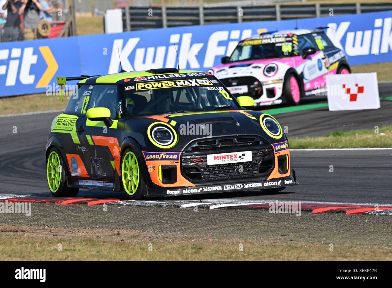 Alex Solley, Pro Alloys Racing, MINI JCW, 2026 Power Maxed MINI Challenge Trophy, drei 20-Minuten-Rennen A am Wochenende, Single-Marque-Rennen, Stockfoto